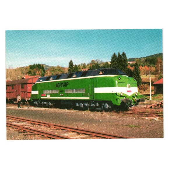 AGRIVAP CC65005 Vintage Train Postcard Livradois Forez Nov1989 Photo M Peytavy - Picture 1 of 2